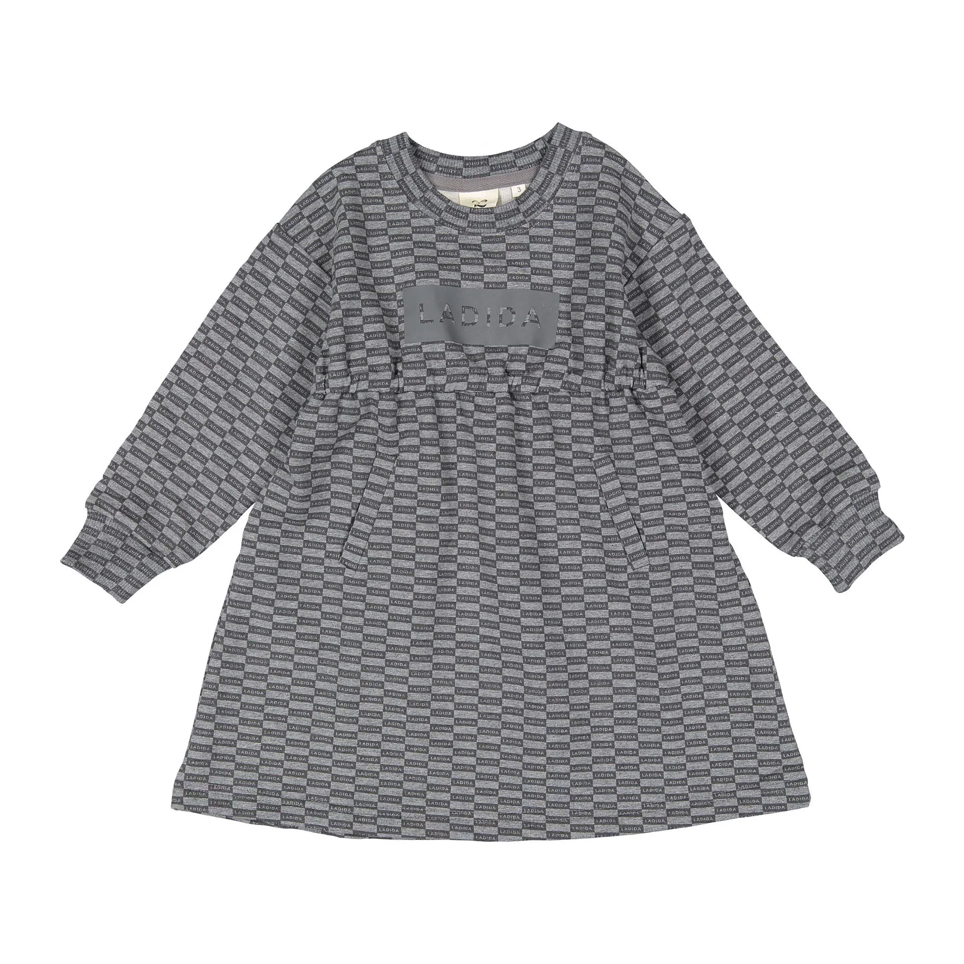 L by Ladida Heather Grey Print Dress