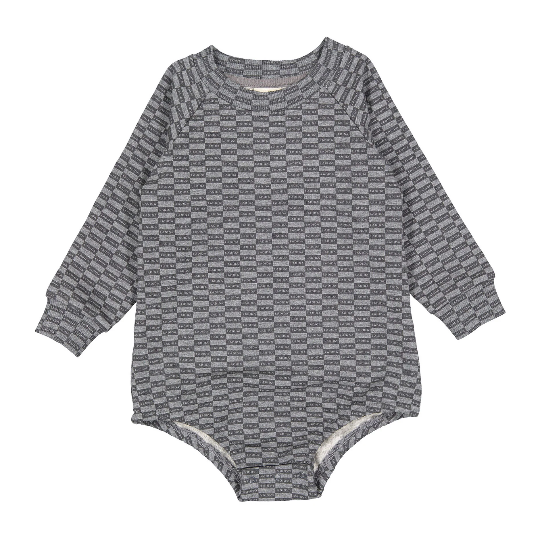 L by Ladida Heather Grey Print Romper