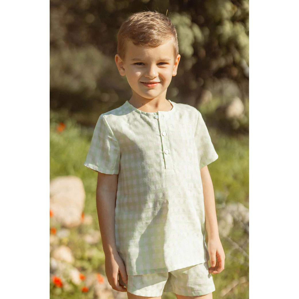 L by Ladida Lime Check Tunic - Image 2