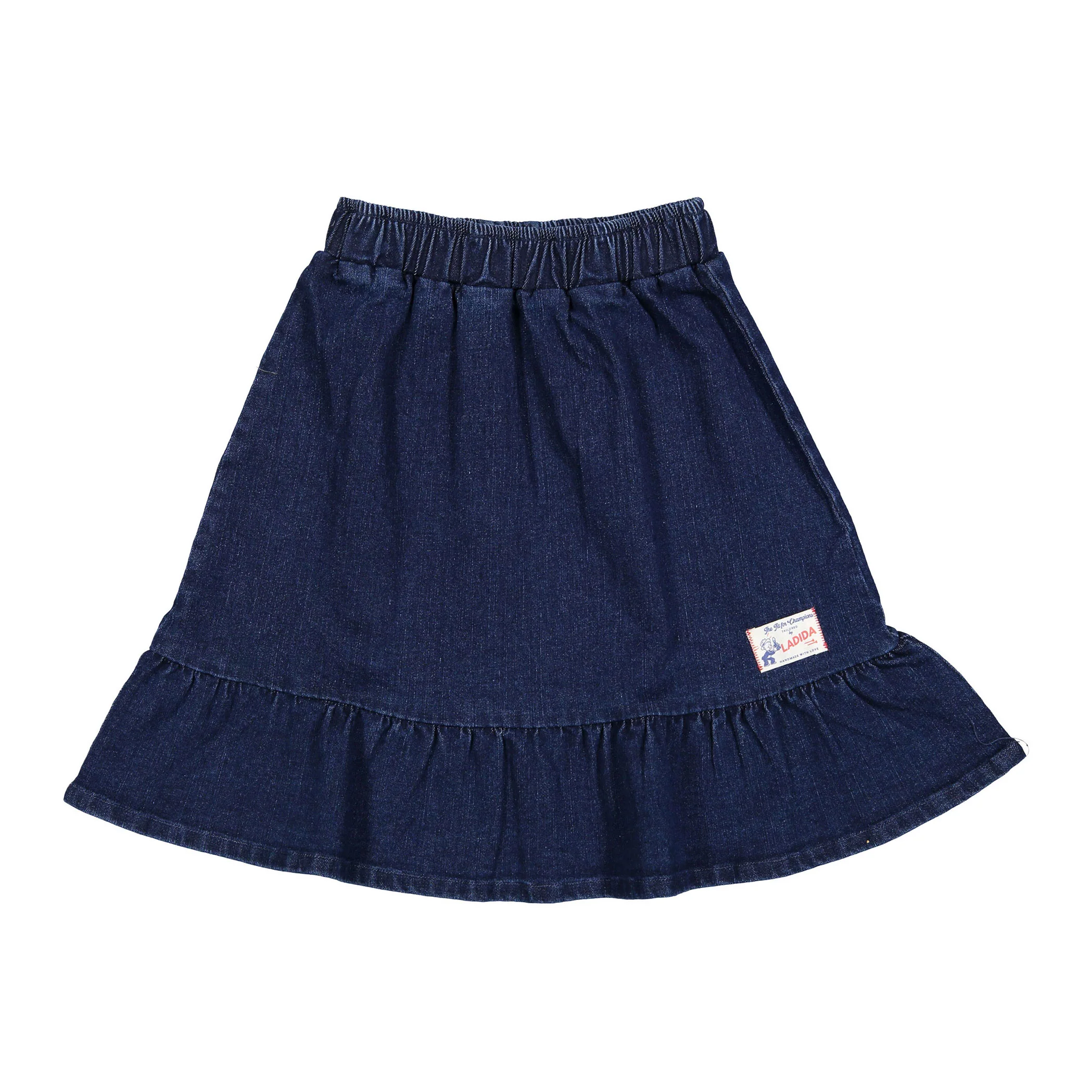 L by Ladida Navy Denim Wash Skirt