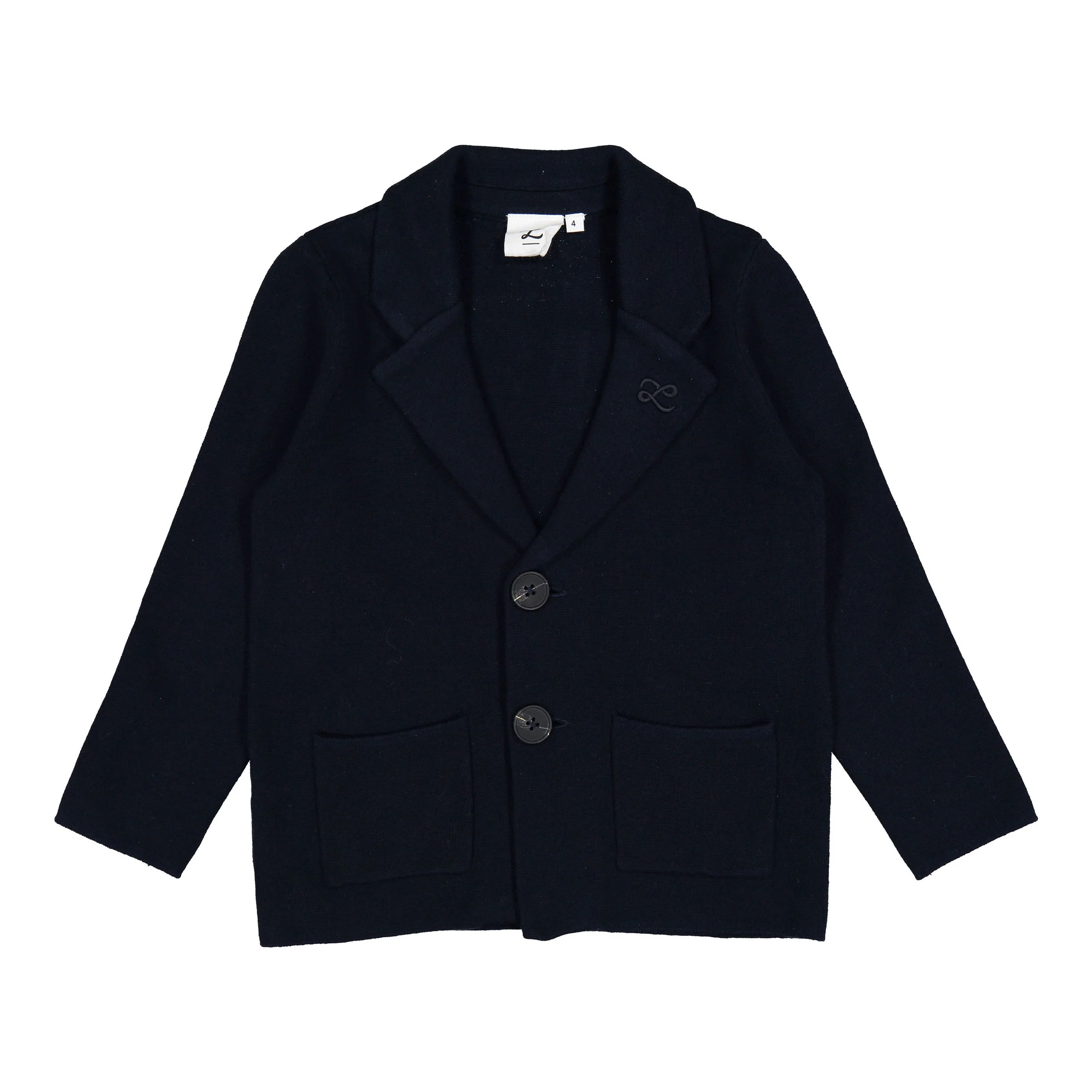 L by Ladida Navy Knit Blazer