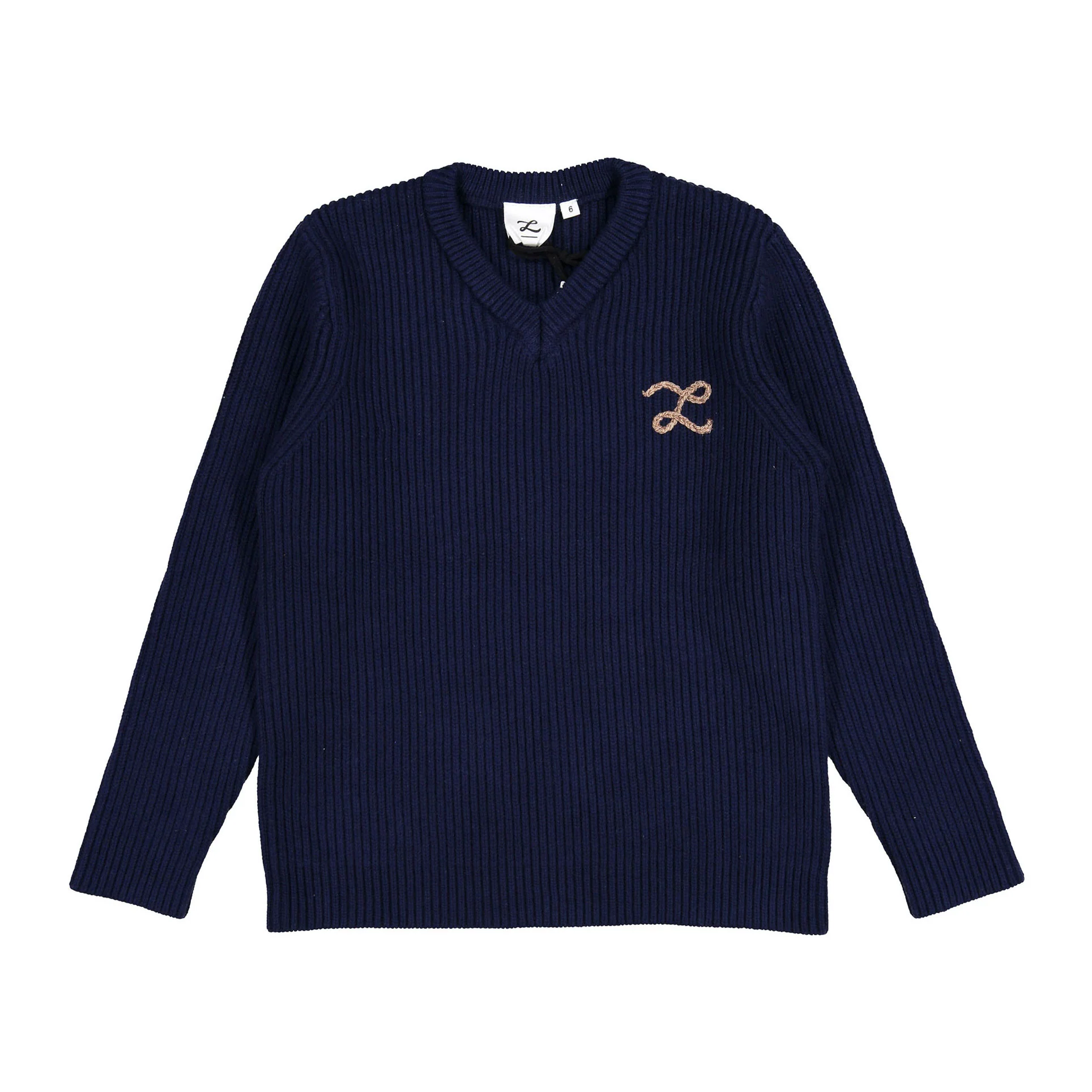 L by Ladida Navy L Knit Sweater