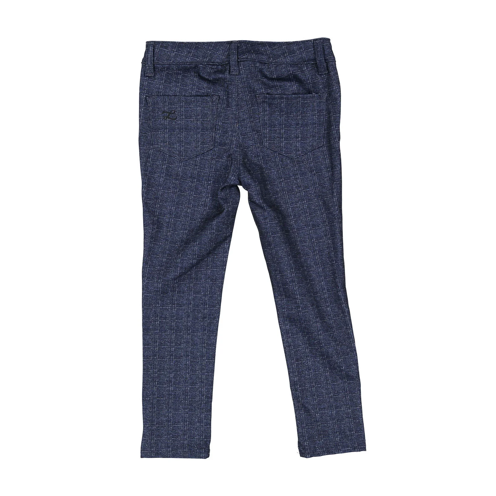 L by Ladida Navy Plaid Ponte Pants - Image 2