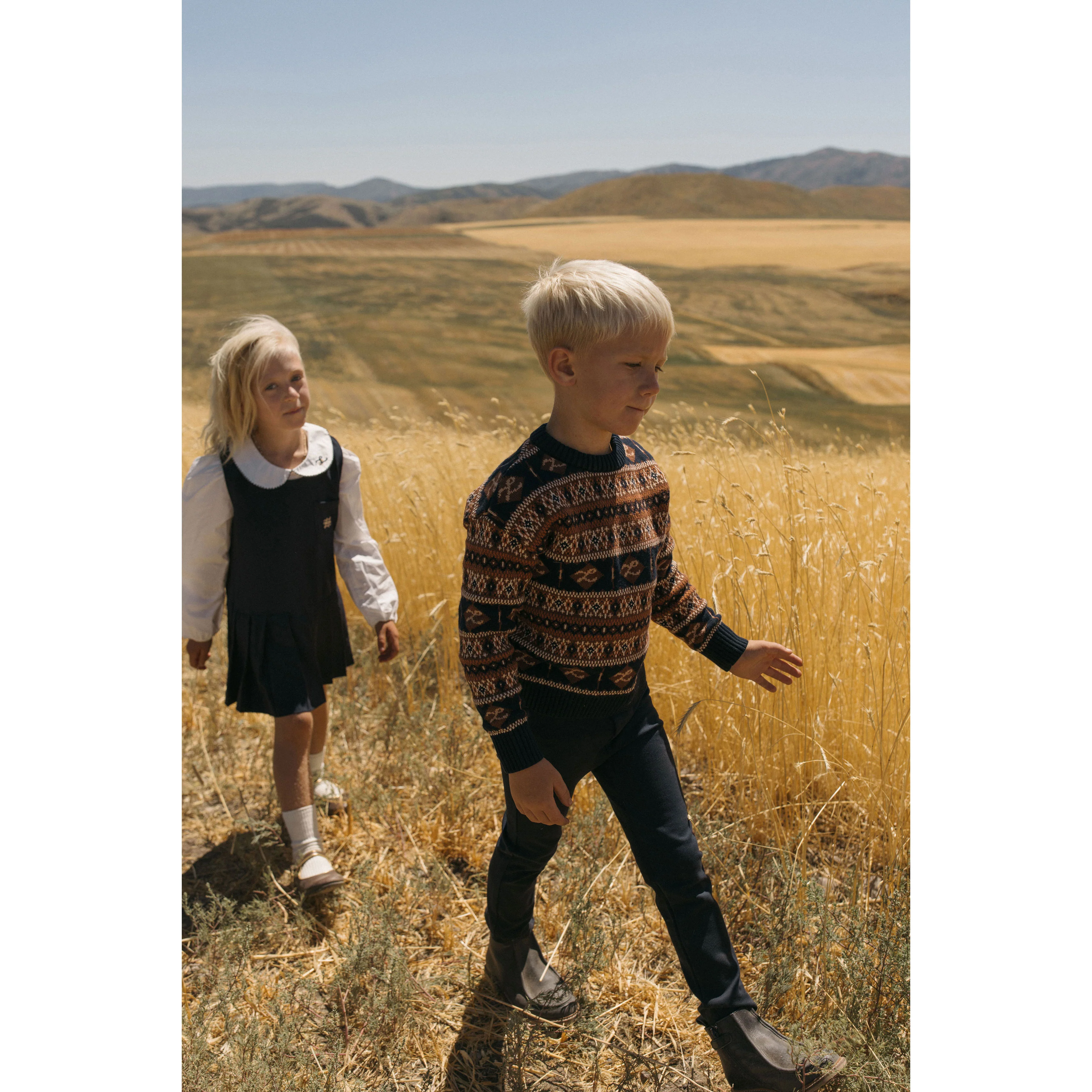 L by Ladida Navy Pleated Jumper - Image 4