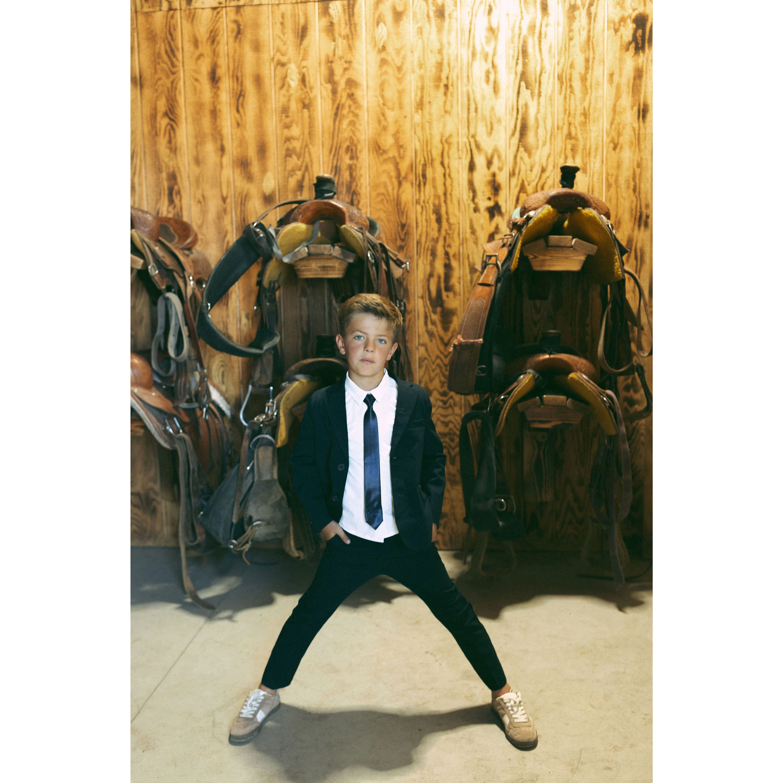 L by Ladida Navy Stretch Suit - Image 4