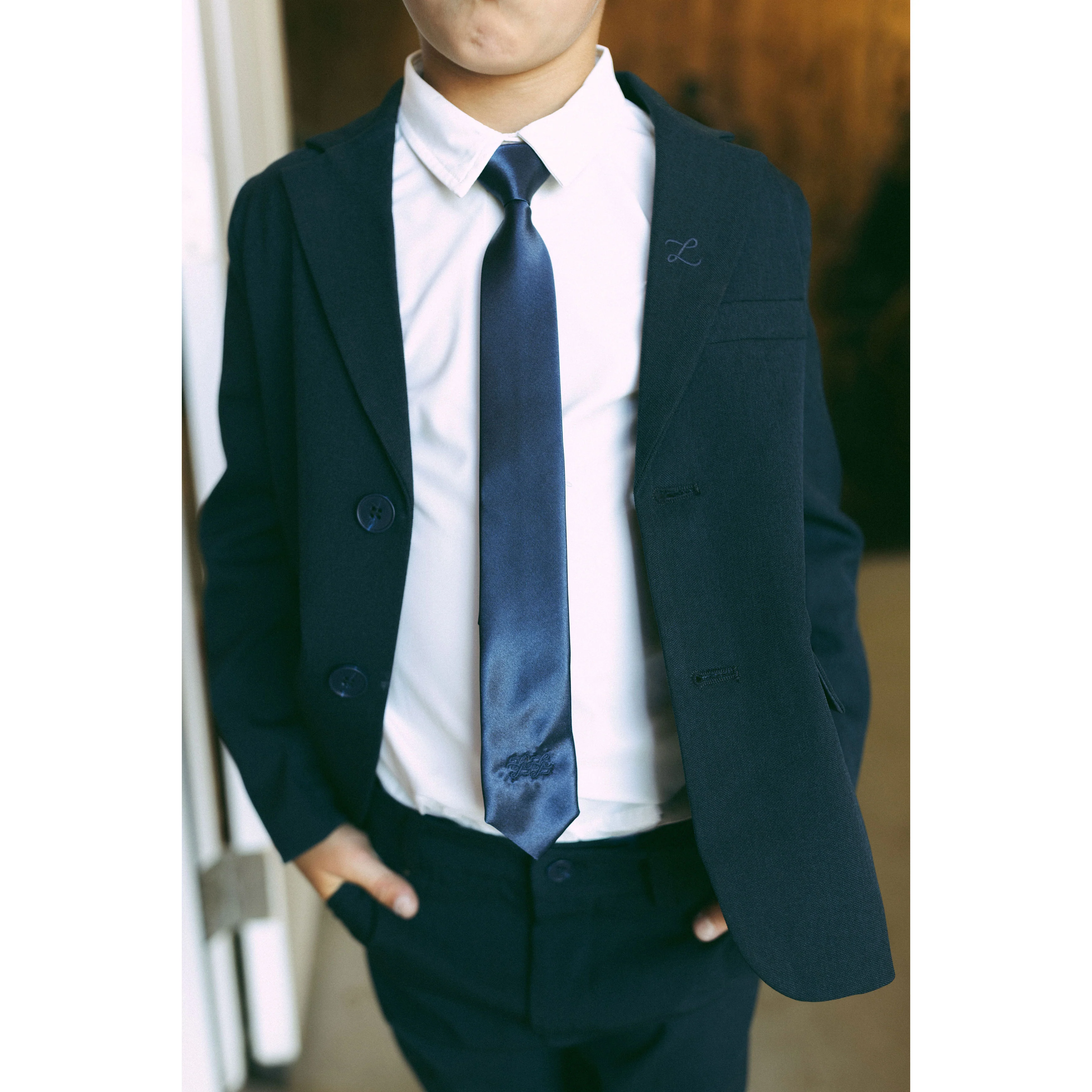 L by Ladida Navy Tie - Image 3