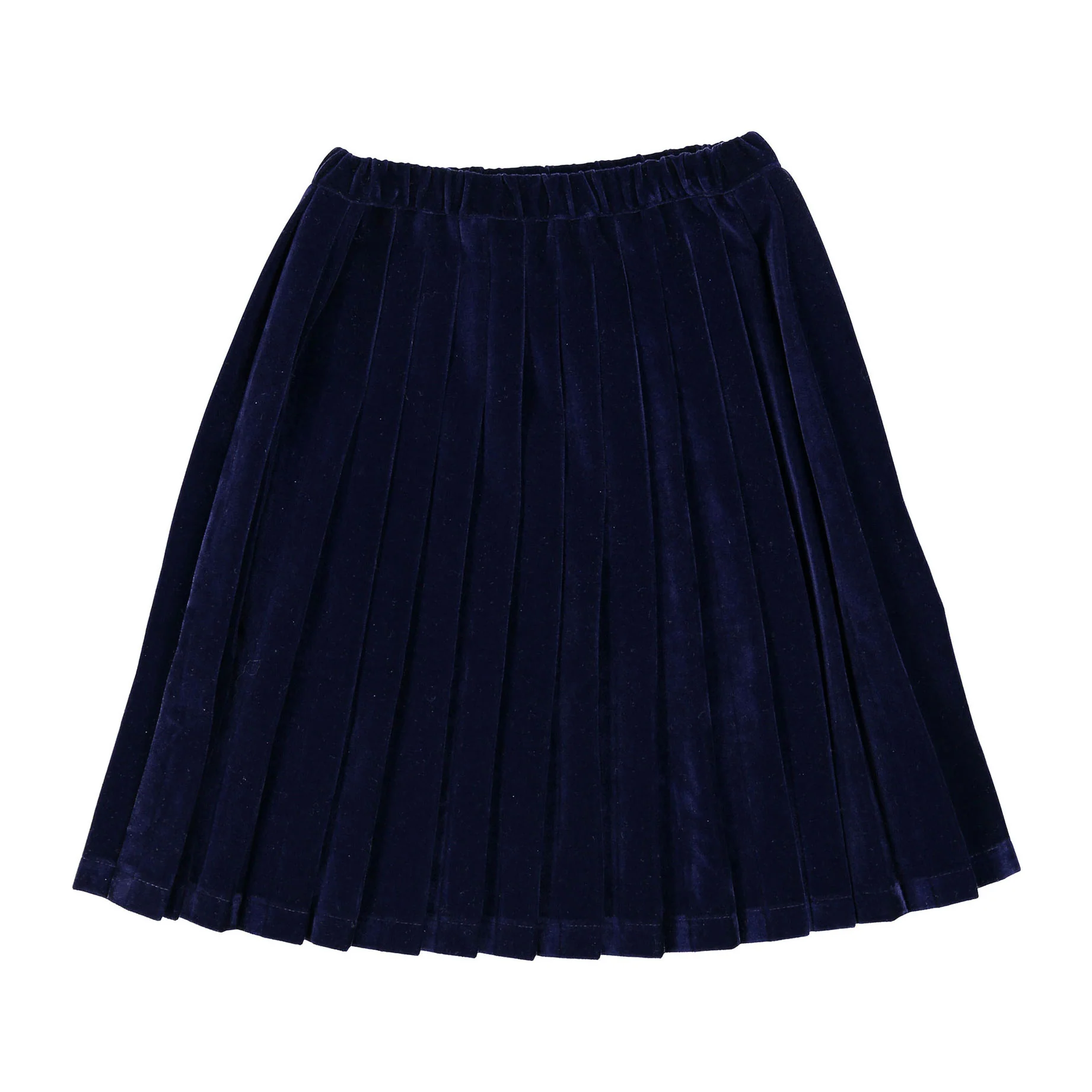 L by Ladida Navy Velvet Puff Skirt