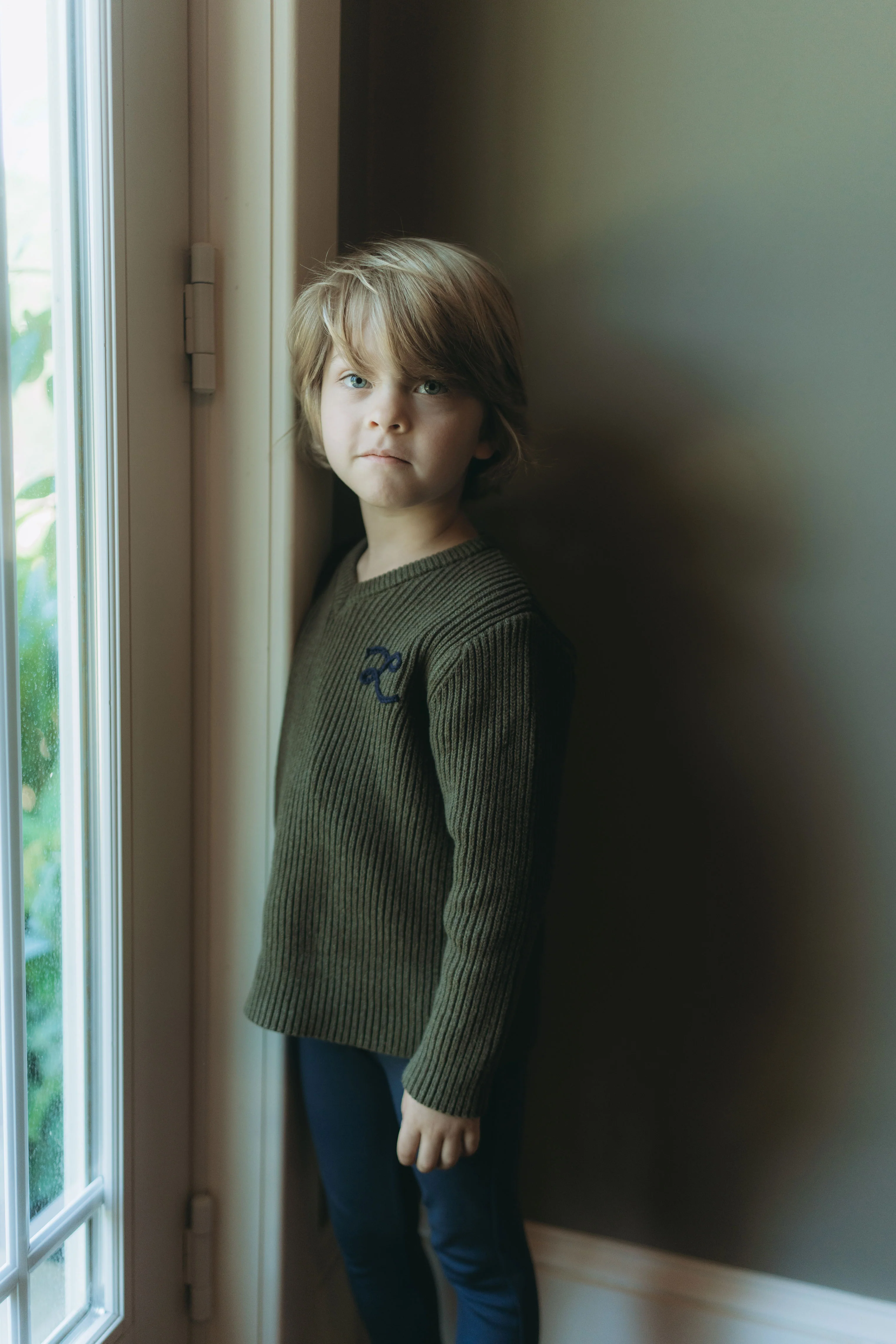 L by Ladida Olive Marl L Knit Sweater - Image 2