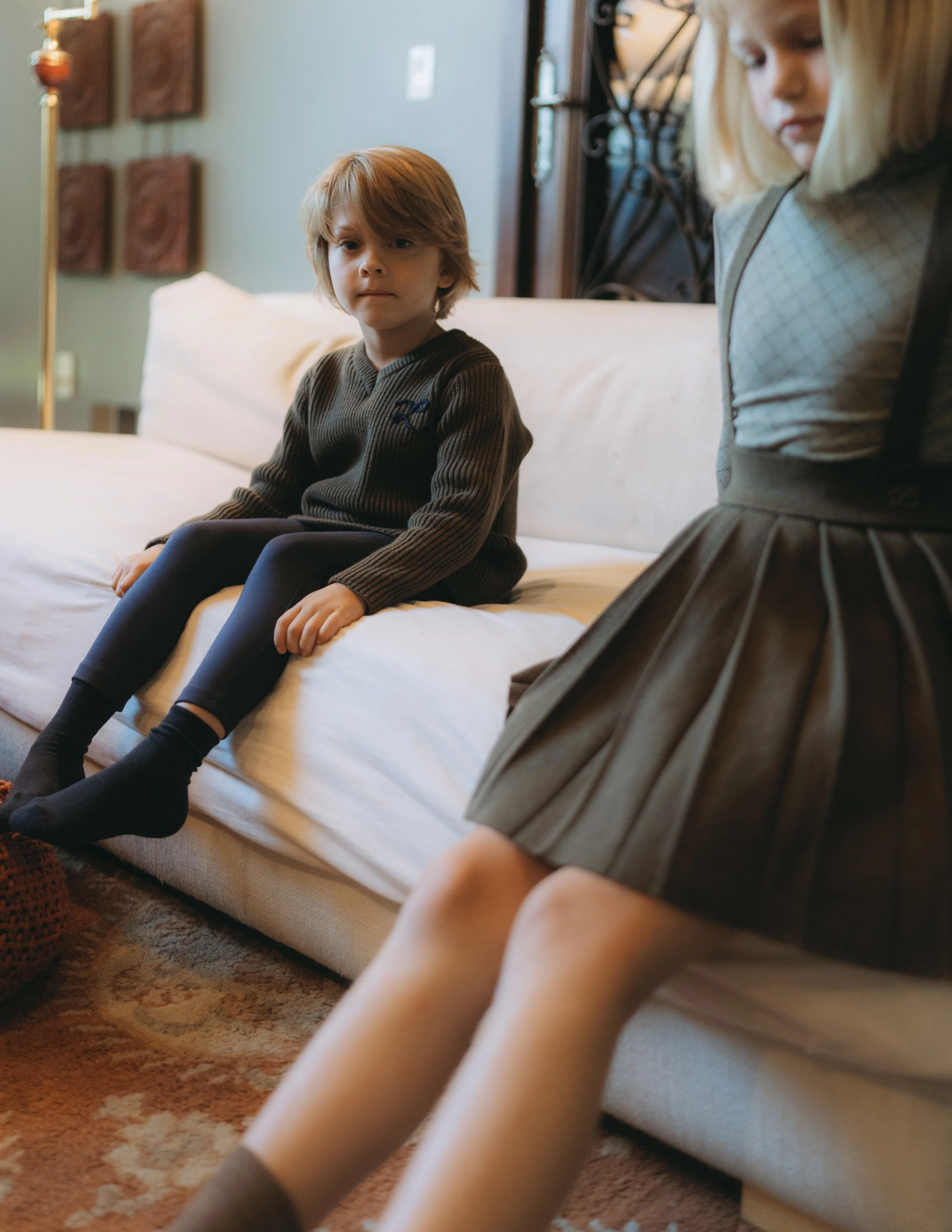 L by Ladida Olive Marl L Knit Sweater - Image 3