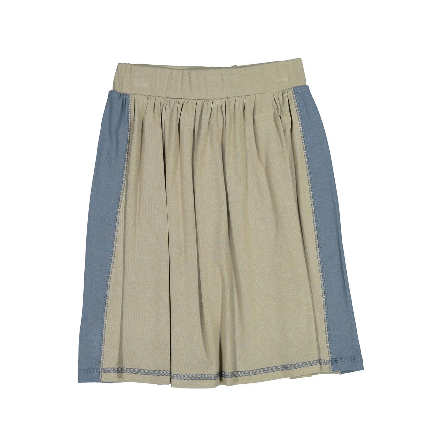 L by Ladida Olive + Slate Girl Contrast Skirt