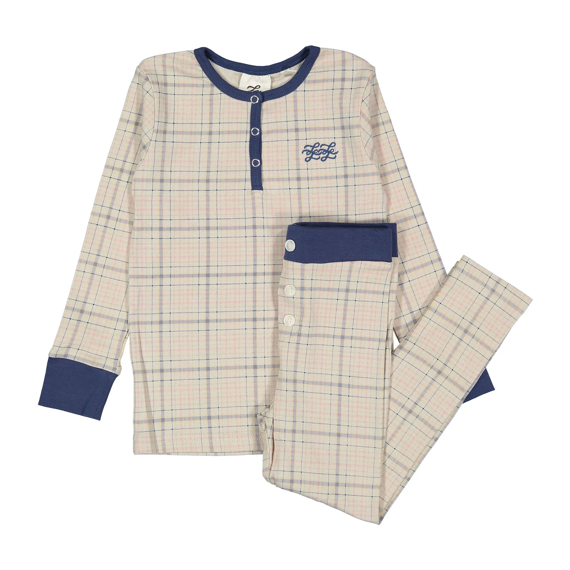 L by Ladida Pink Plaid Pajamas