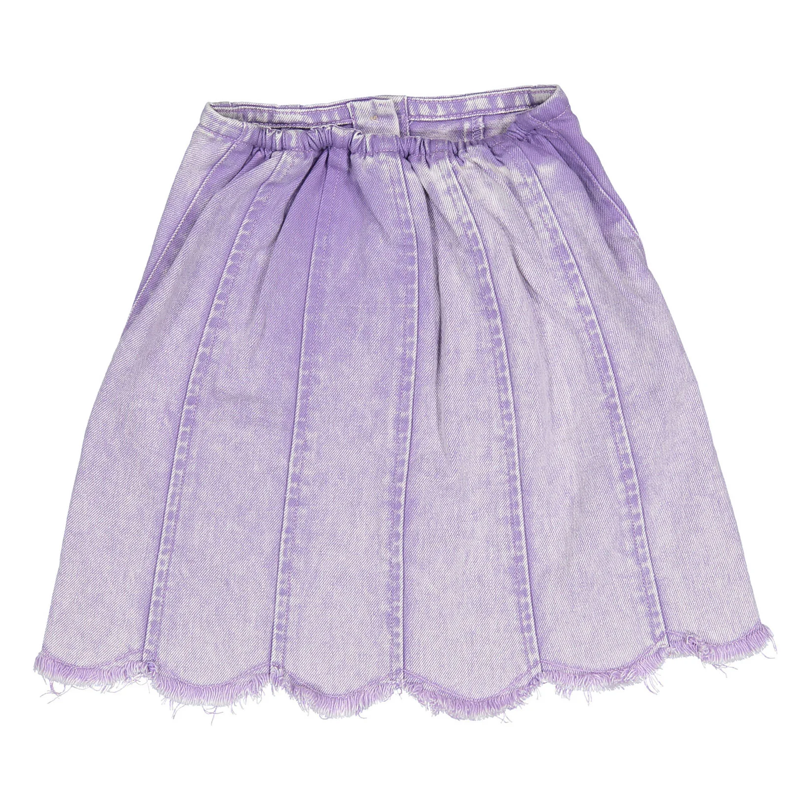L by Ladida Purple Wash Scalloped Skirt - Image 3