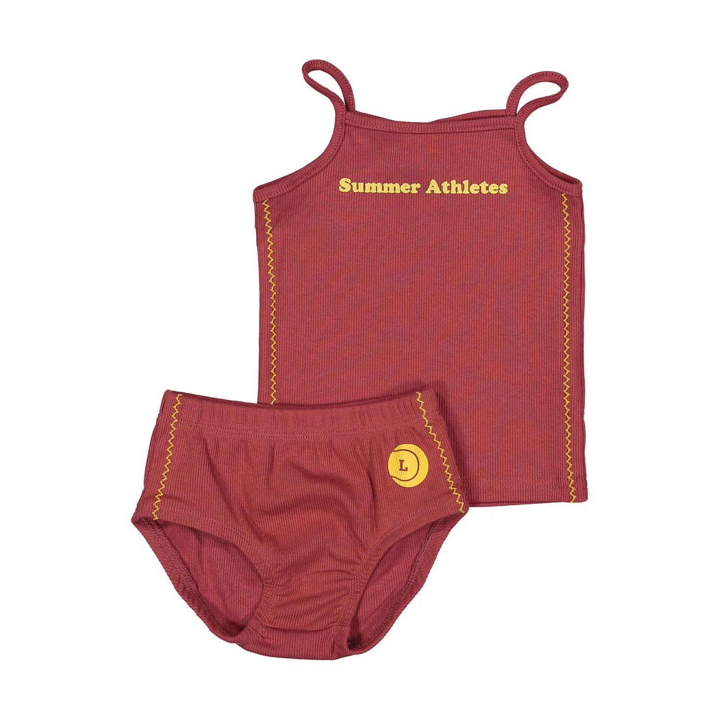 L by Ladida Rose Ribbed Tank Set