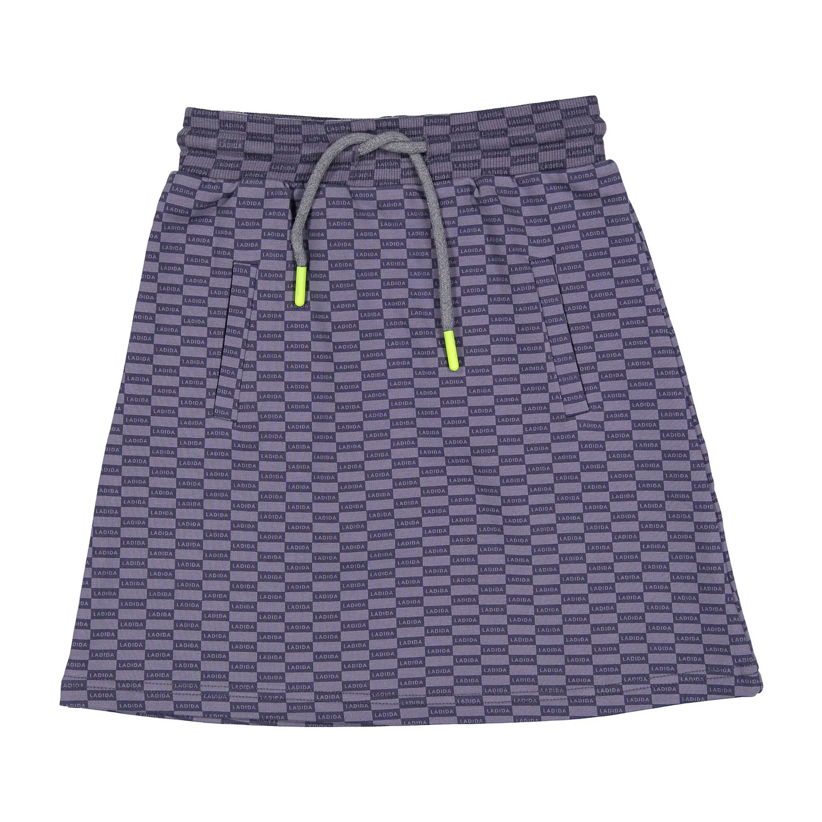 L by Ladida Slate Blue Print Skirt