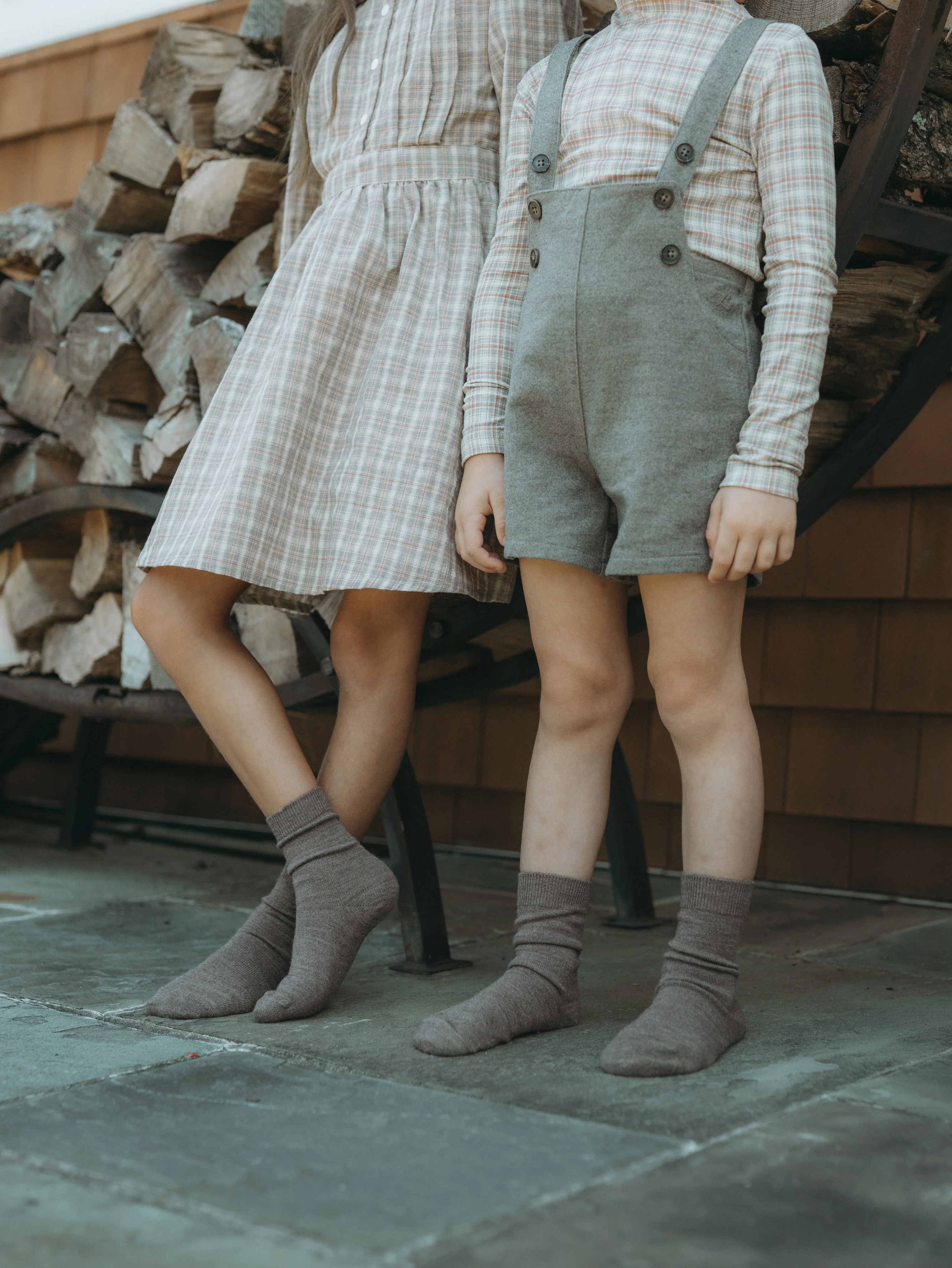L by Ladida Taupe Plaid Turtleneck - Image 3