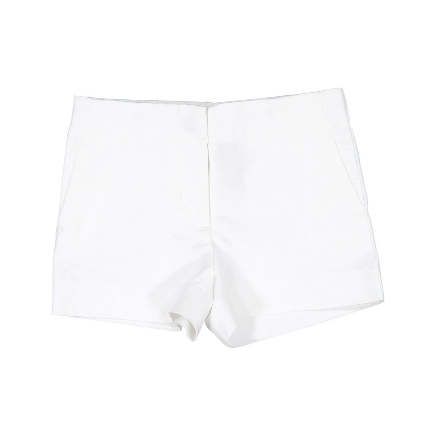 L by Ladida White StructuredShorts