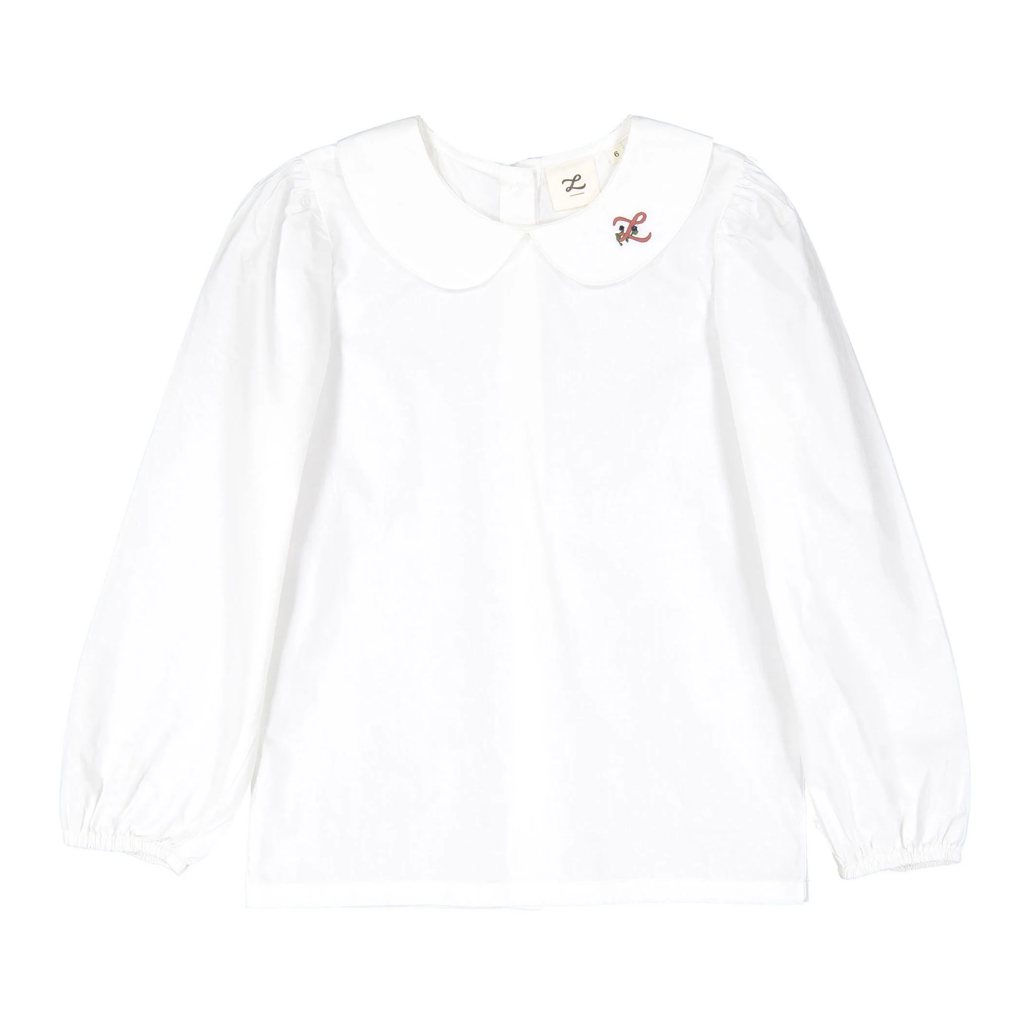 L by Ladida White Long Sleeve blouse