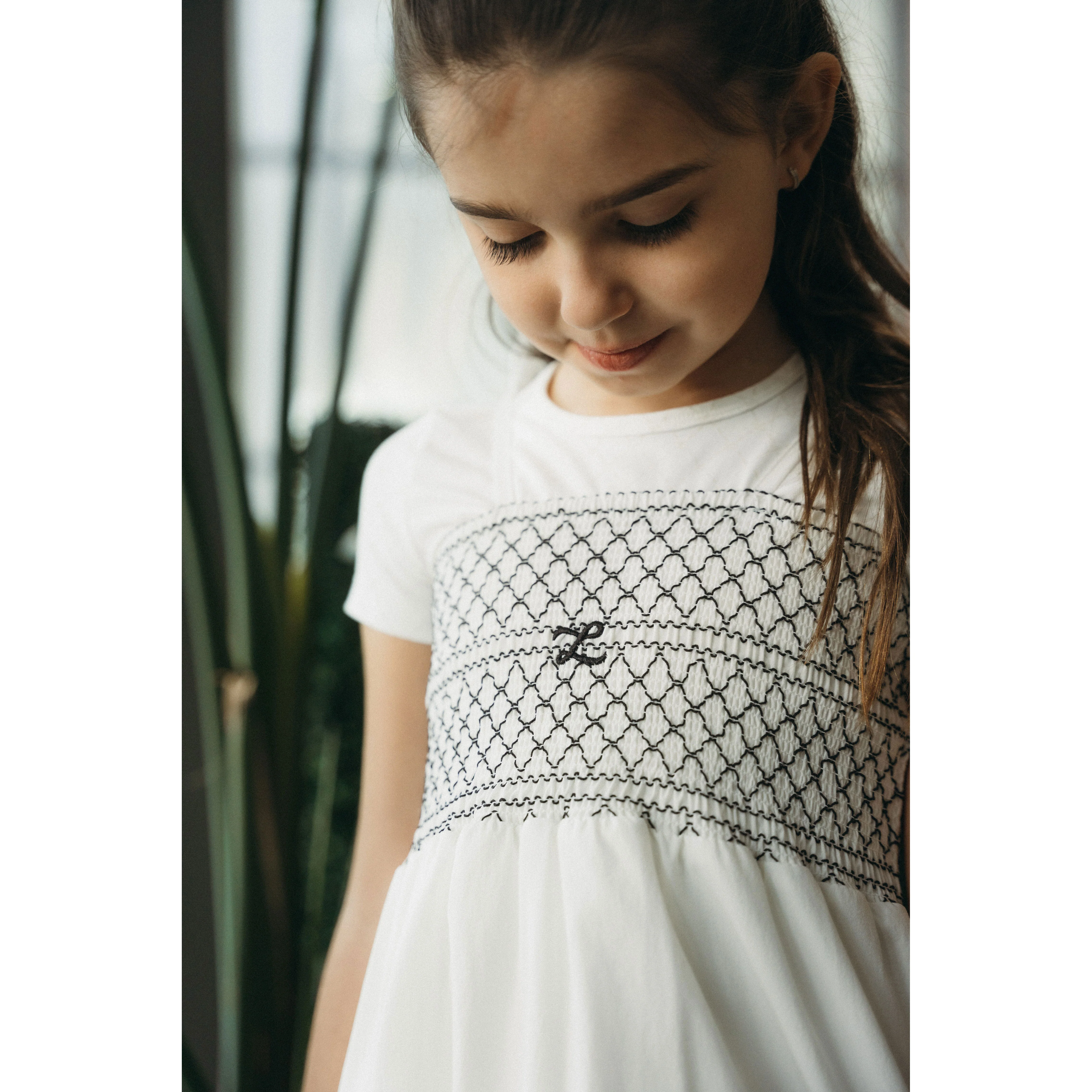 L by Ladida White Smocked Maxi Jumper - Image 2