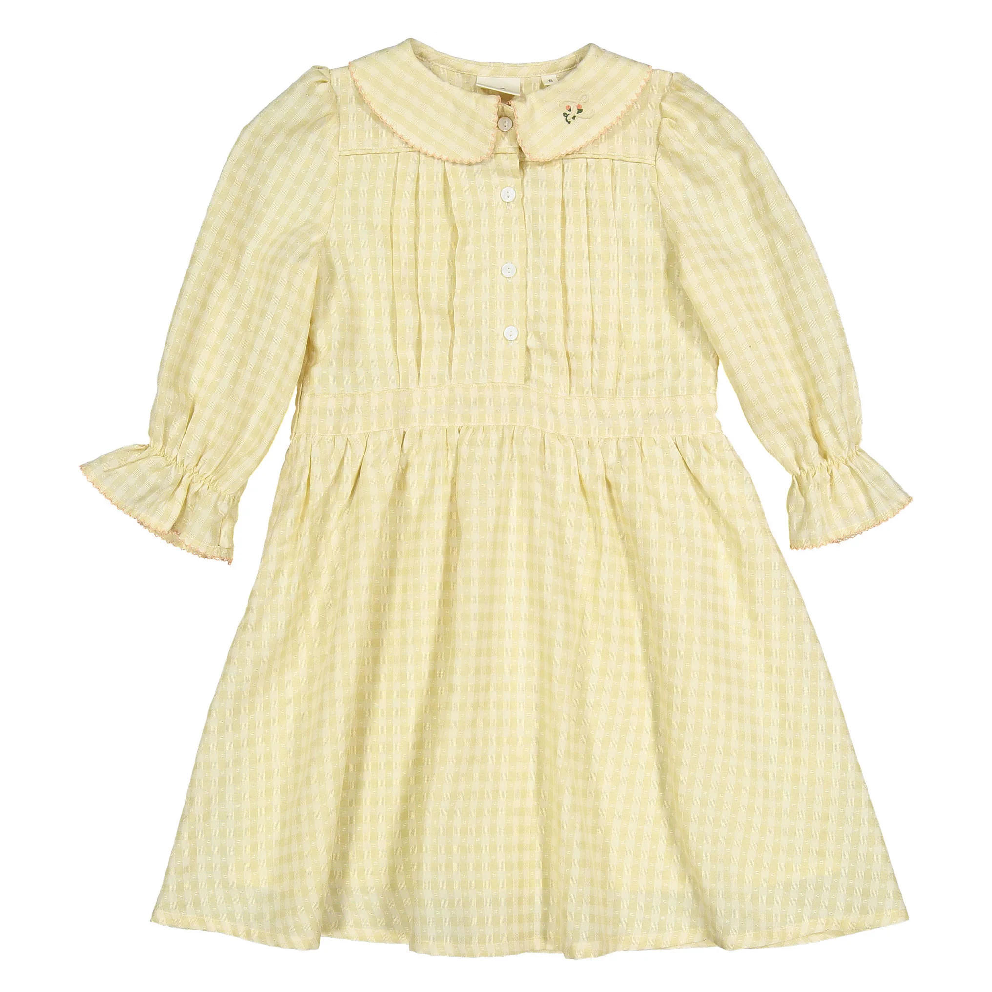 L by Ladida Yellow Check Dress