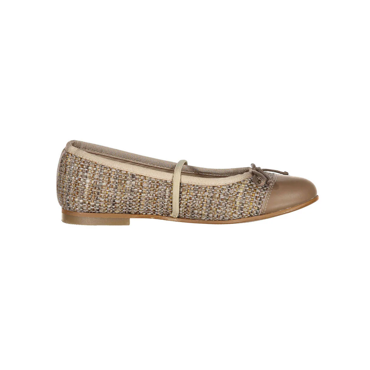 Ladida Shoes Beige Tweed Mary Janes - Image 3