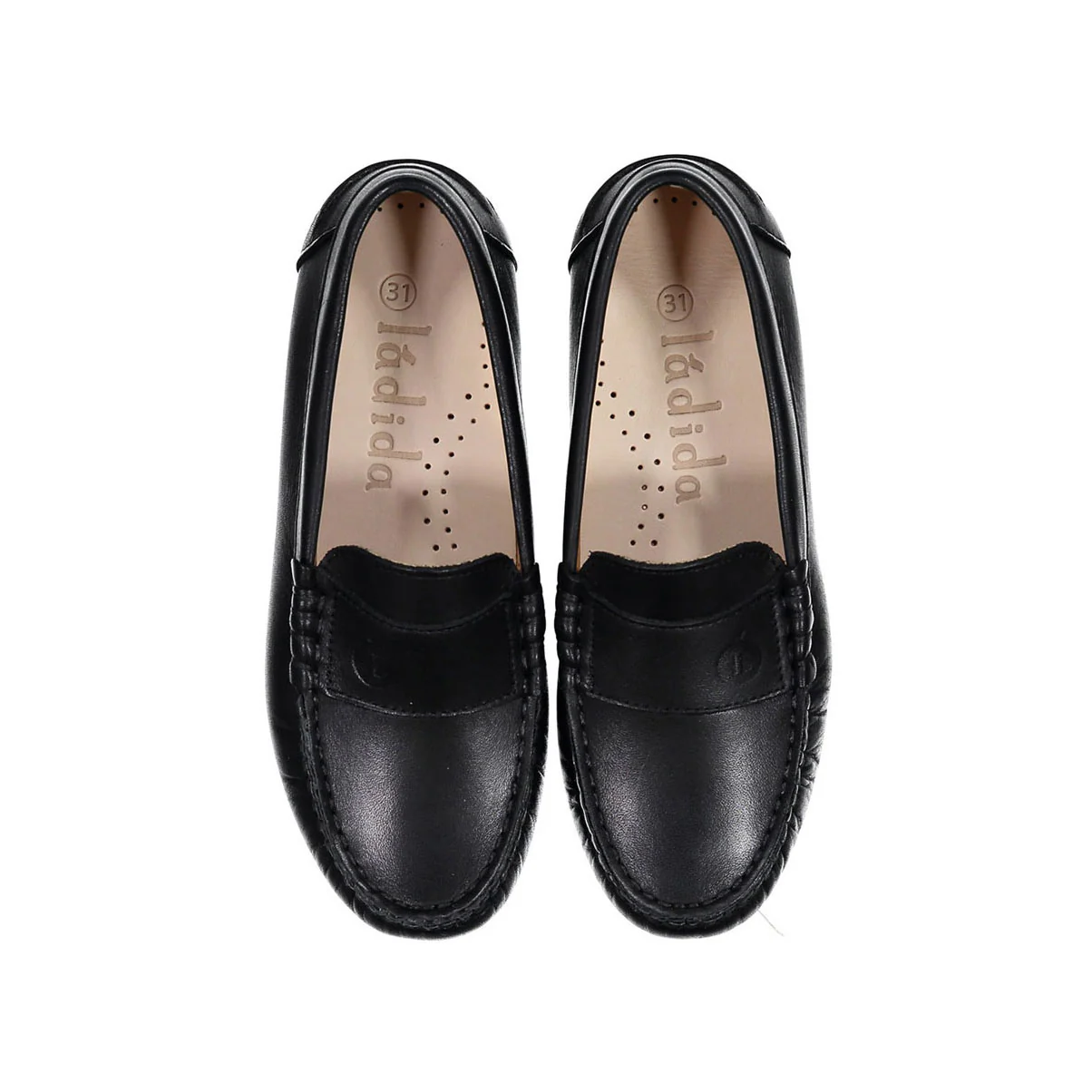 Ladida Black Leather Loafer