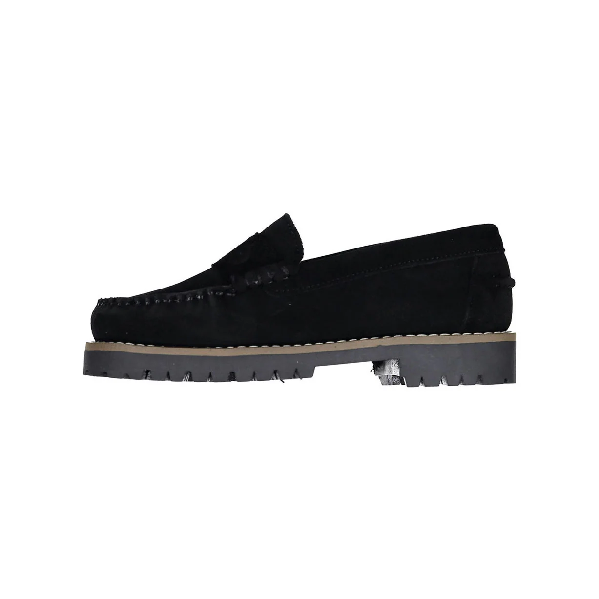 Ladida ShoesBlack Suede Chunky Loafer - Image 2