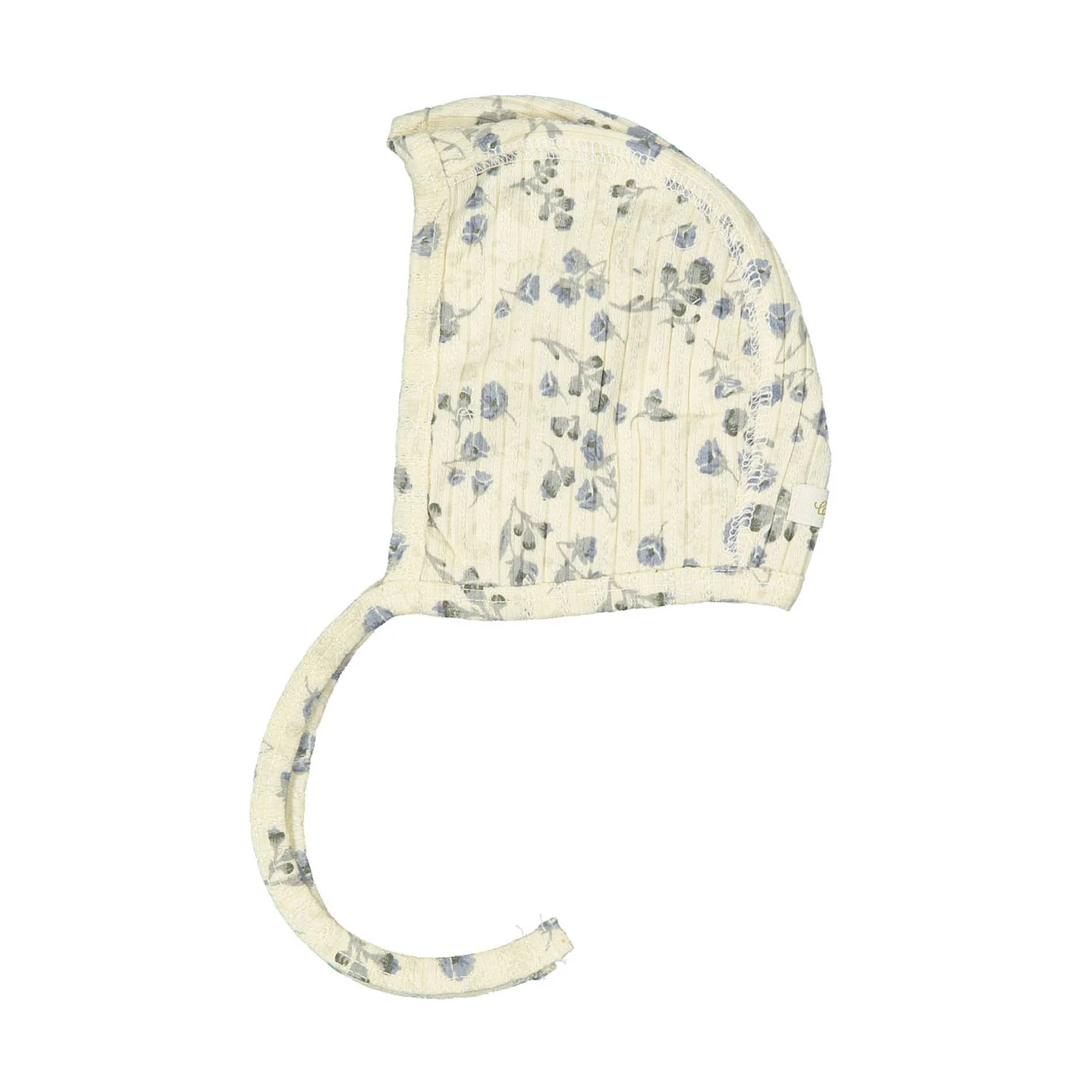 Ladida Layette Blue Floralese Bonnet