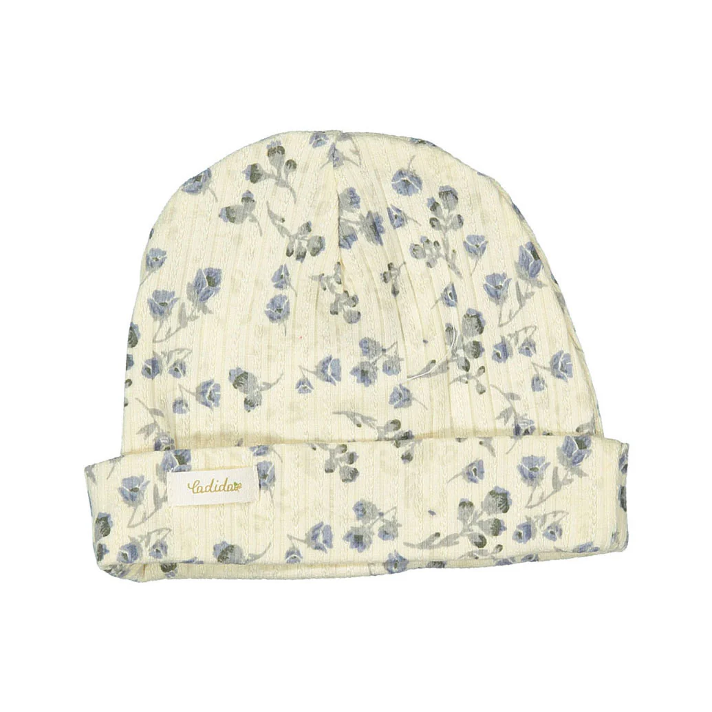 Ladida Layette Blue Floralese Hat