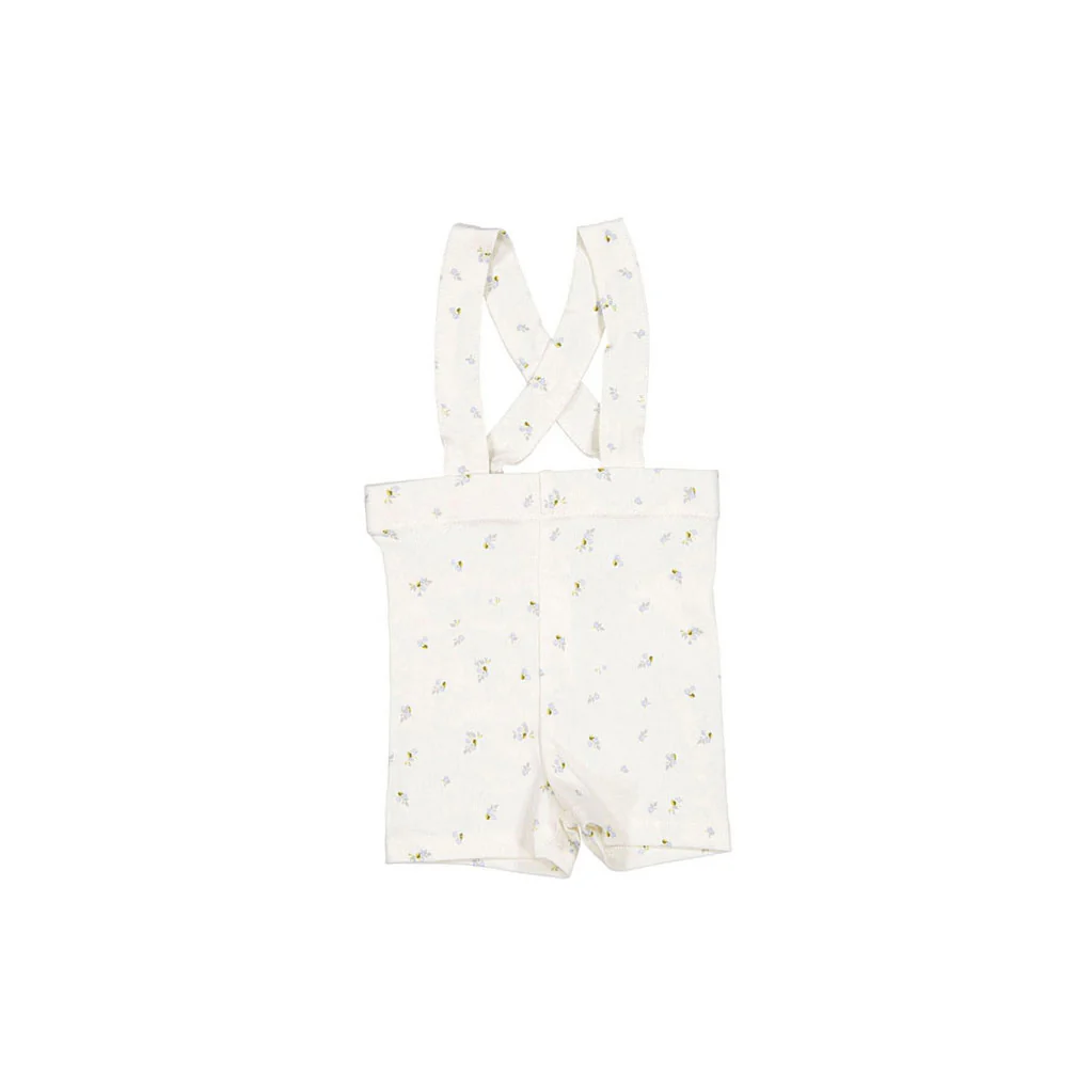 Ladida Layette Blue Florette Allover Suspender Set - Image 3