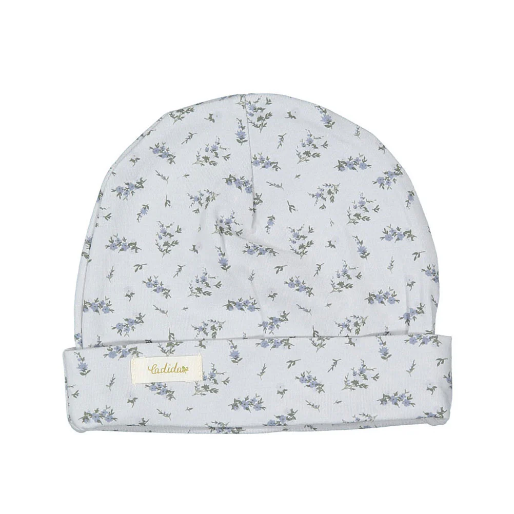 Ladida Layette Blue Flowering Fern Hat