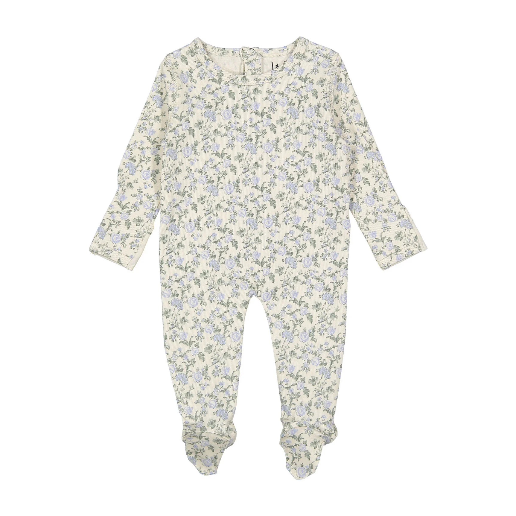 Ladida Layette Blue Garden Romper