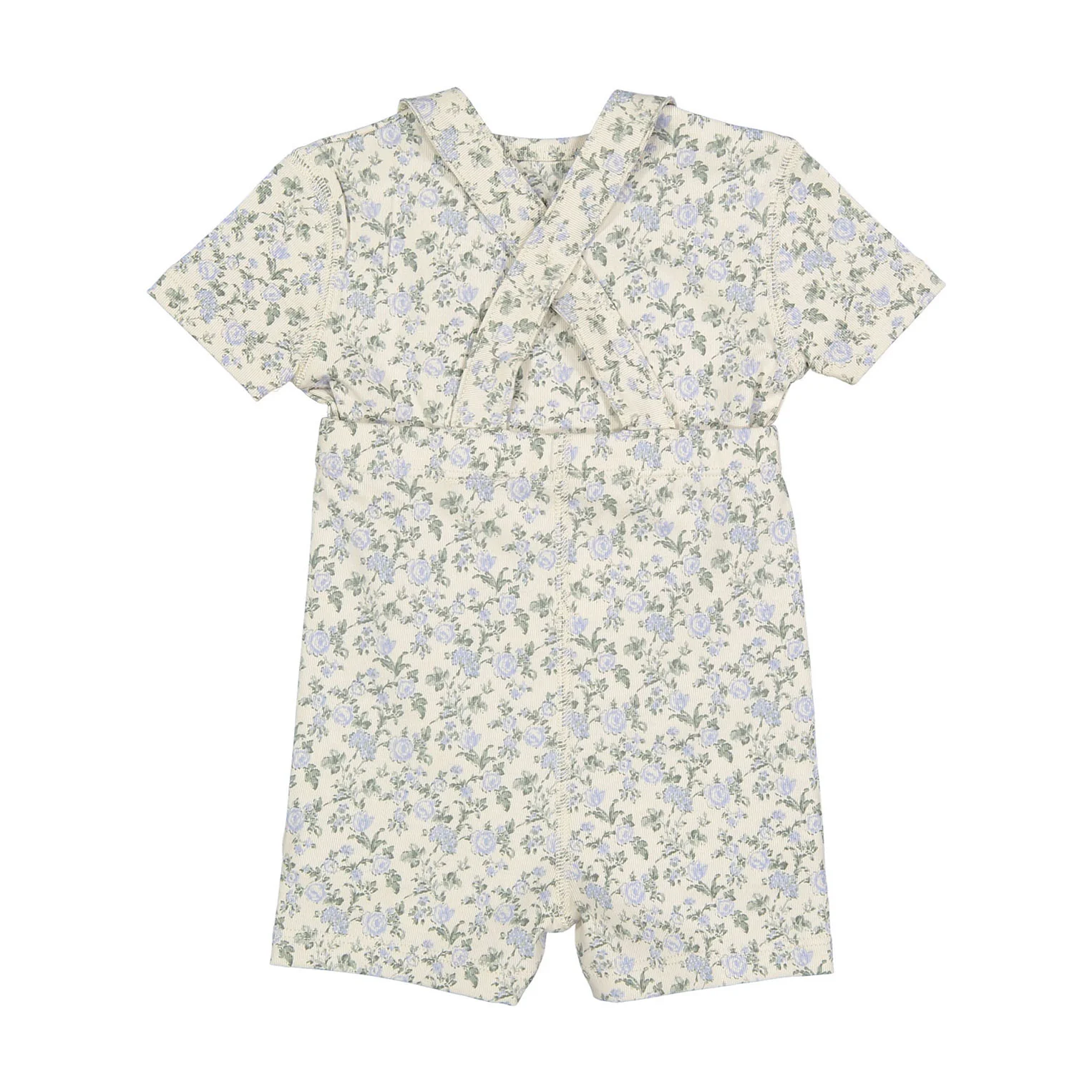 Ladida Layette Blue Garden Suspender Set - Image 2