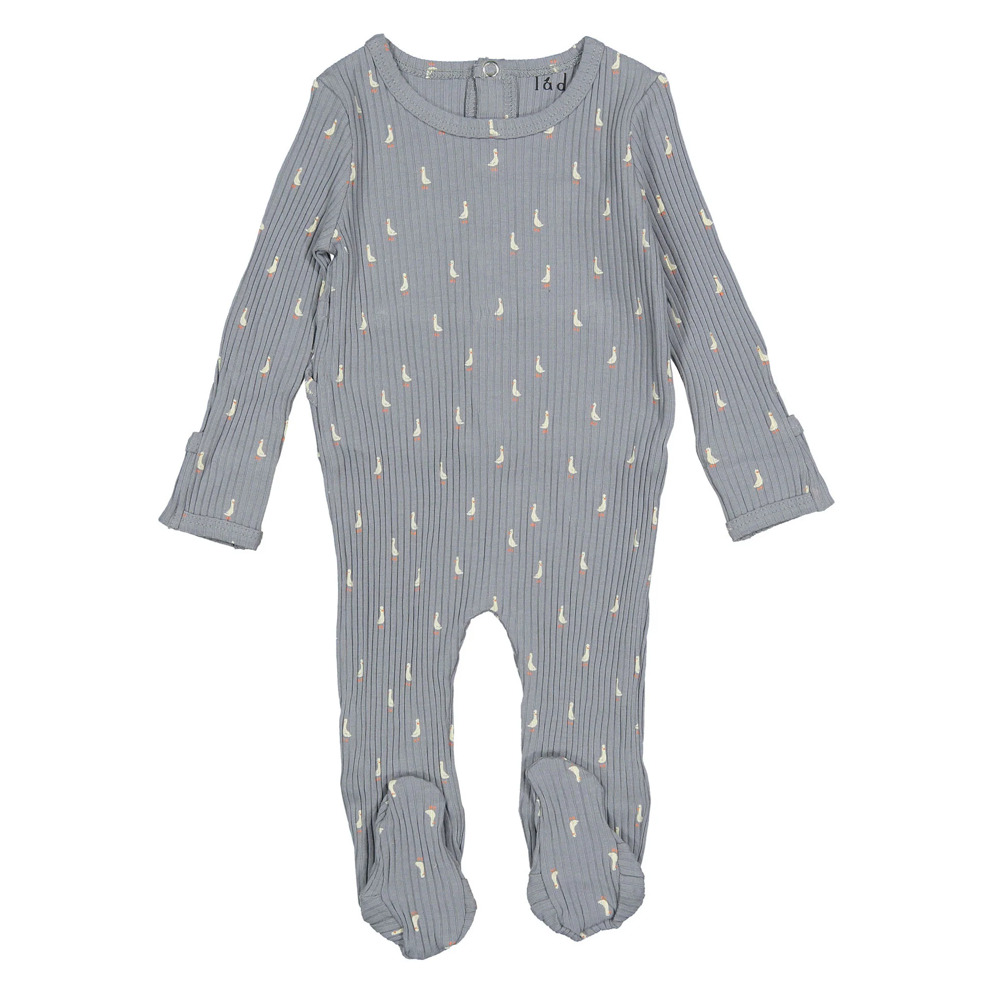 Ladida Layette Blue Goose Footie