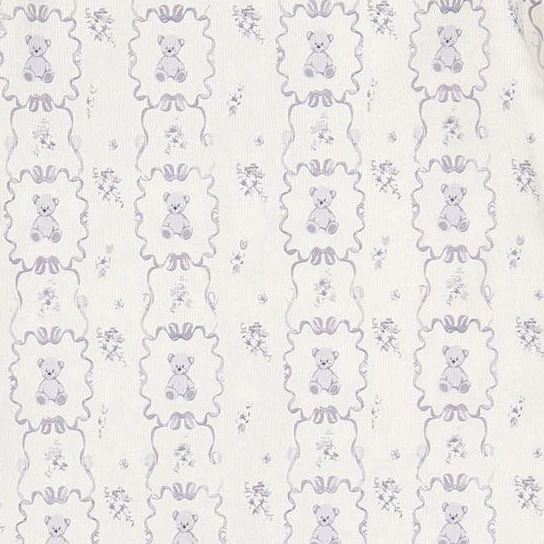 Ladida Layette Blue Teddy Romper - Image 2