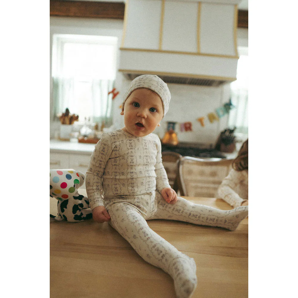 Ladida Layette Blue Teddy Romper - Image 3