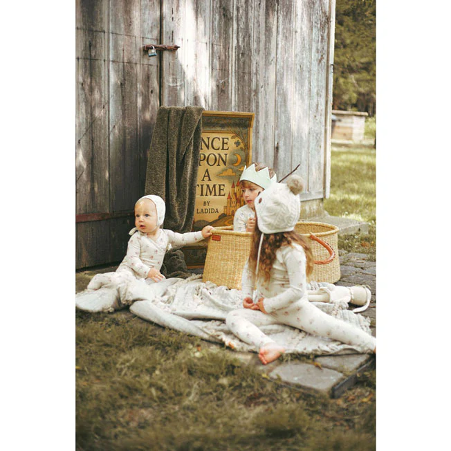 Ladida Layette Blue Watercolor Pajama Set - Image 4