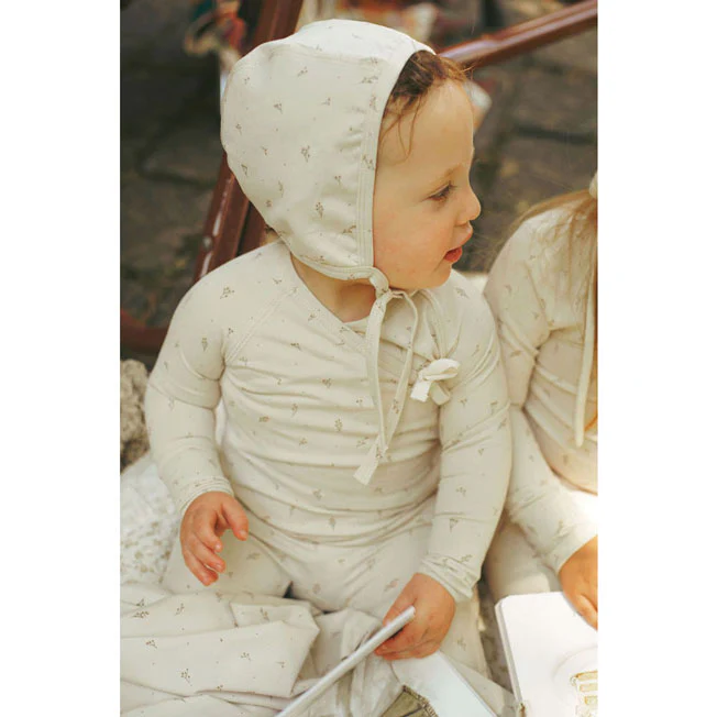 Ladida Layette Blush Tiny Bud Romper - Image 3