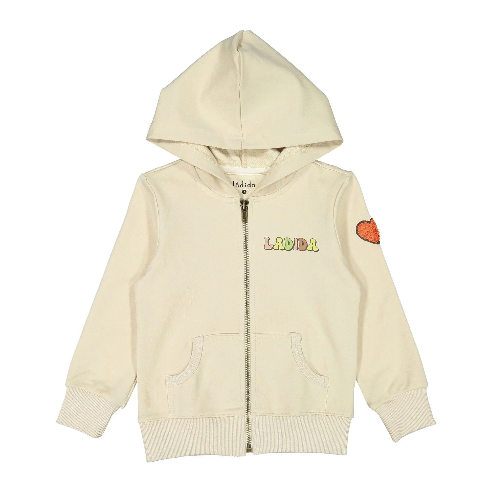 Ladida Layette Heart Zip Up