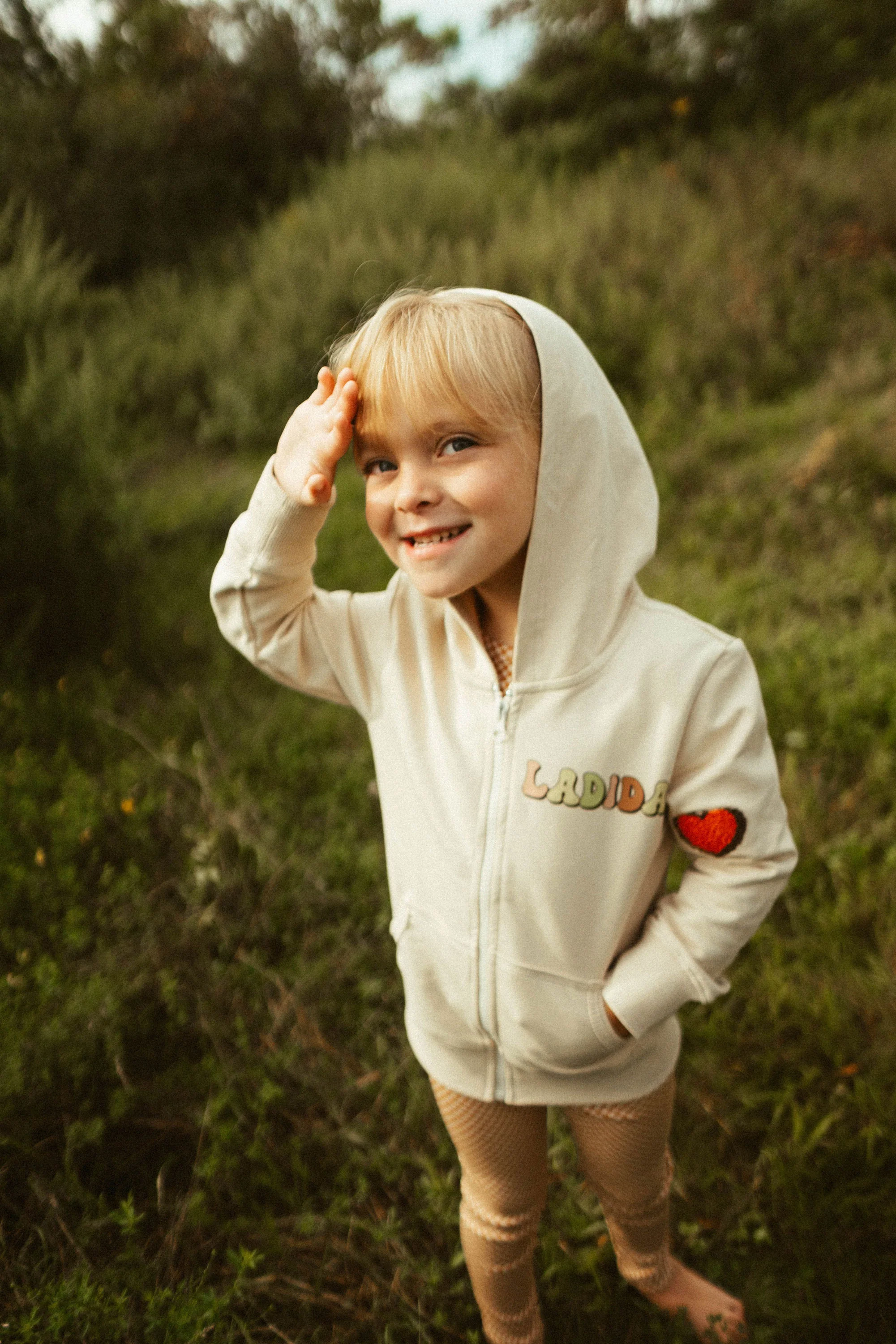 Ladida Layette Heart Zip Up - Image 2