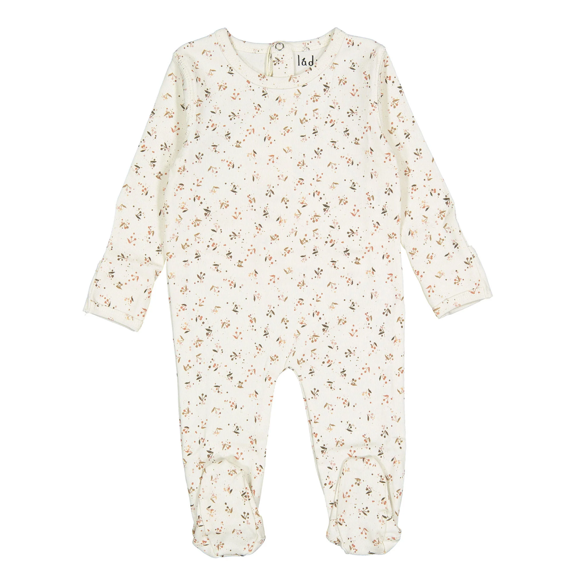 Ladida Layette Mauve Cherry Footie