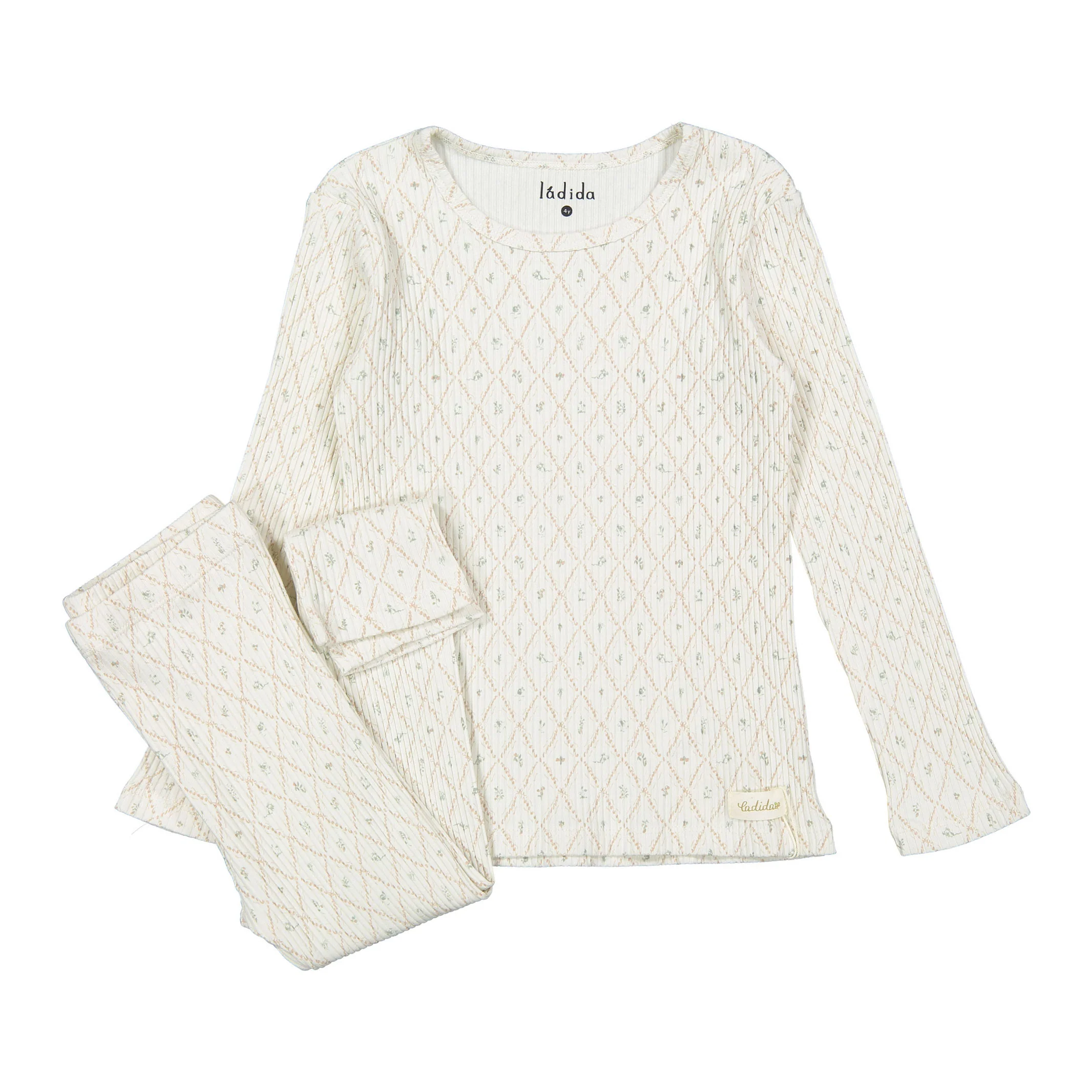 Ladida Layette Mauve Fairytale Pajamas