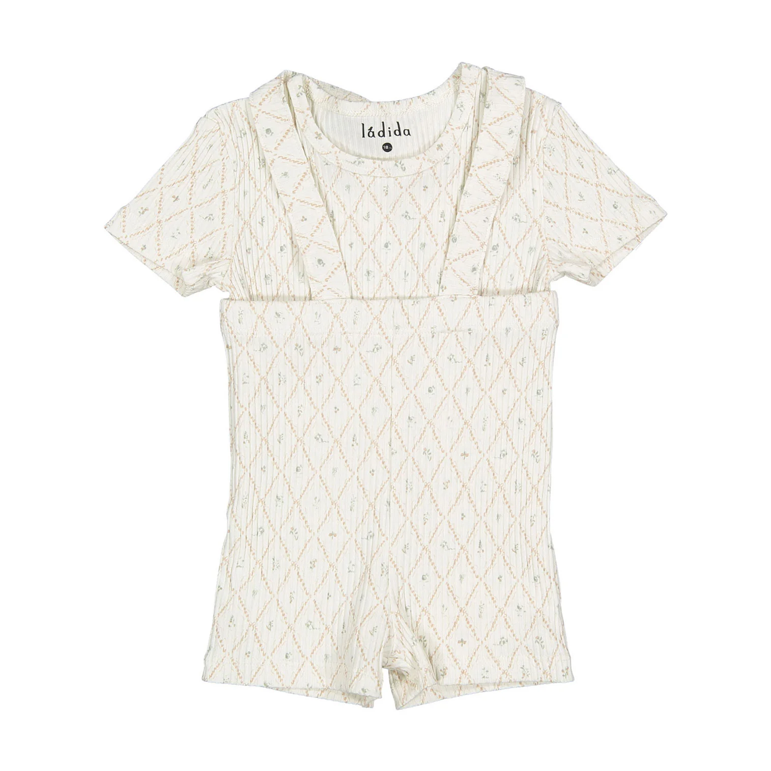 Ladida Layette Mauve Fairytale Suspender Set