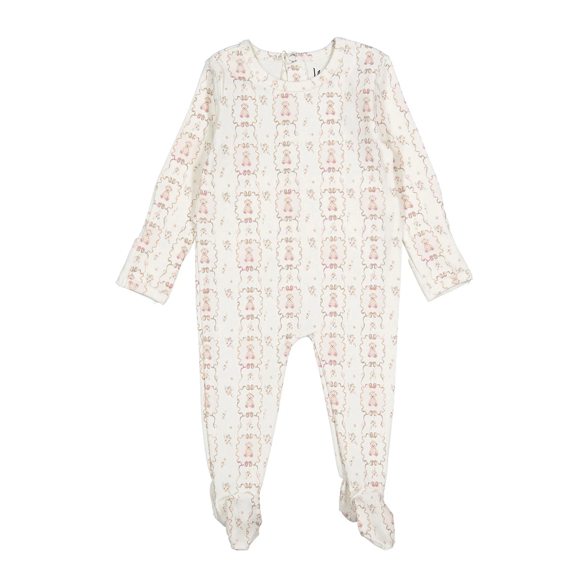 Ladida Layette Mauve Teddy Romper