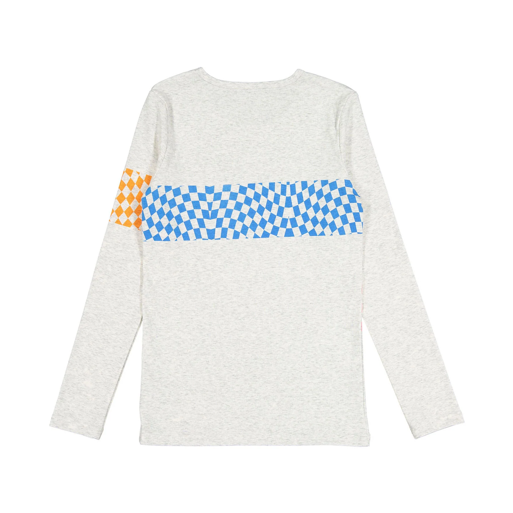 Ladida Oatmeal Melange Race Car Tee - Image 2