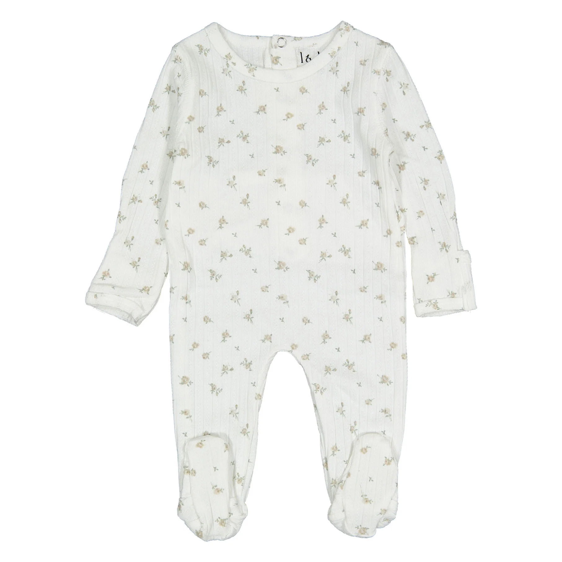 Ladida Layette Peach Rose Footie