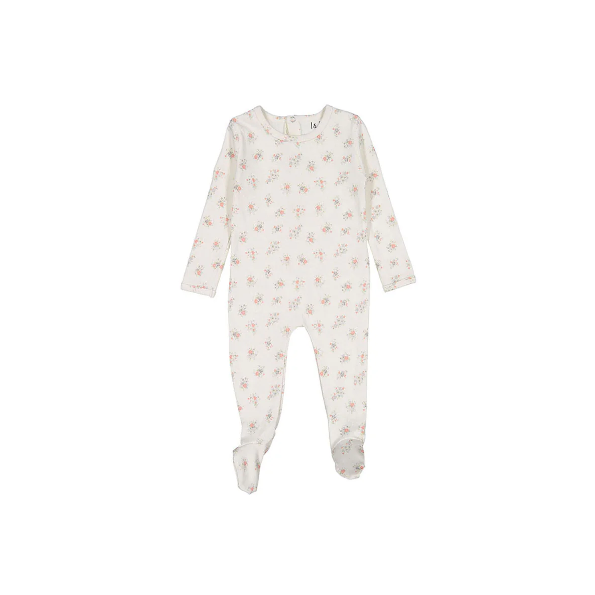 Ladida Layette Pink Floral Footie