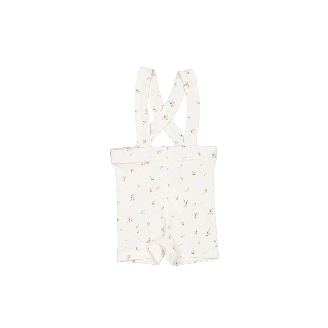 Ladida Layette Pink Florette Allover Suspender Set - Image 3