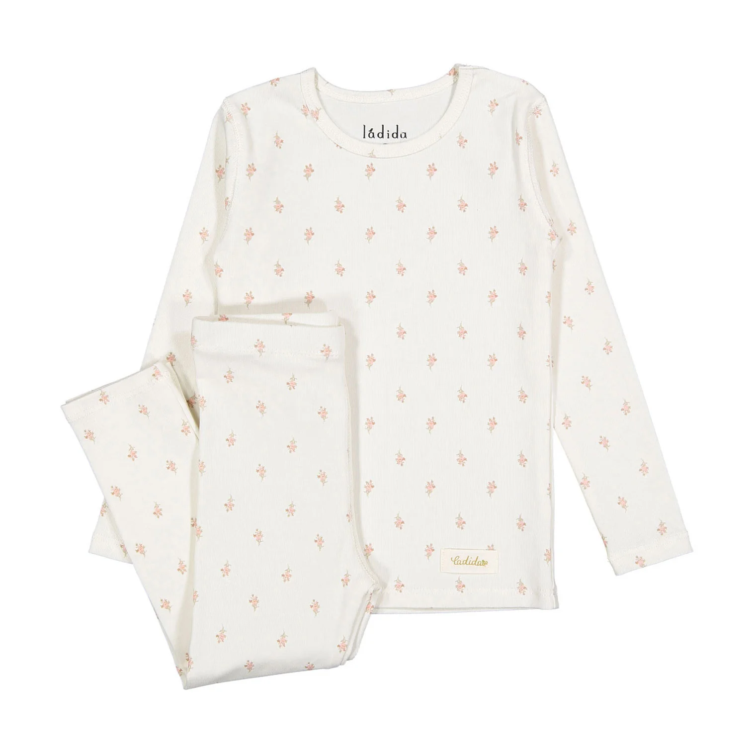 Ladida Layette Pink Forget Me Not Pajamas