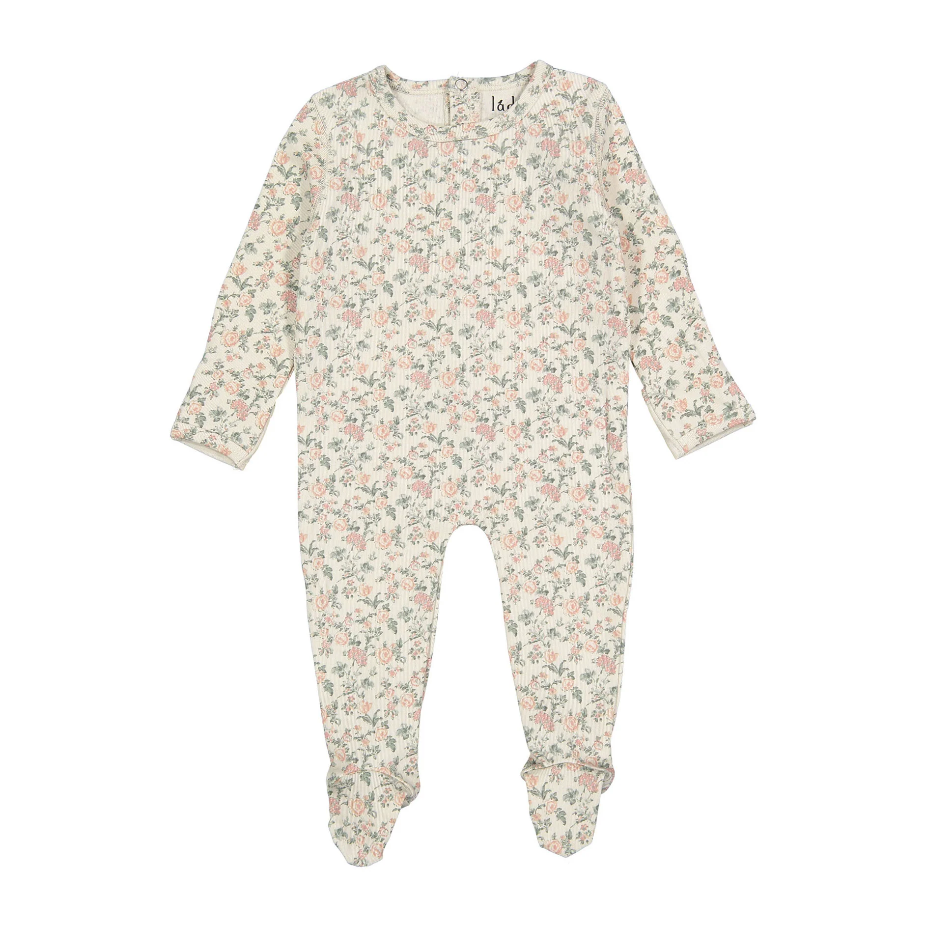Ladida Layette Pink Garden Romper