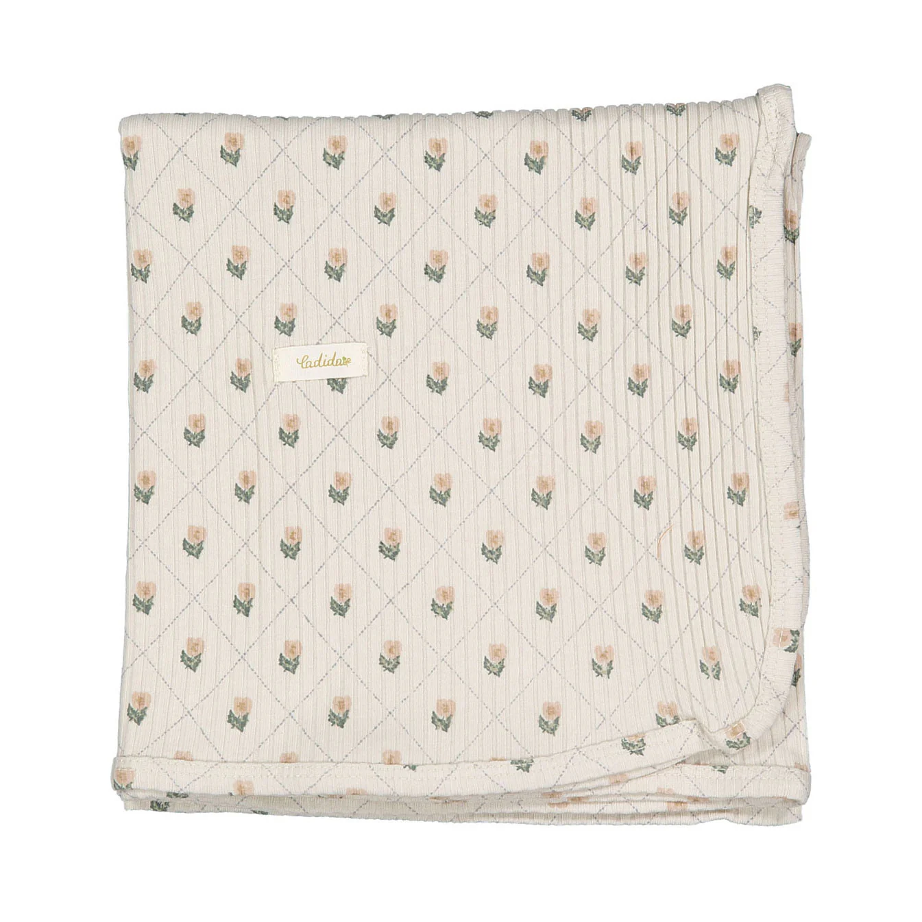 Ladida Layette Pink Grid Blanket